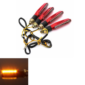 4pcs 9LEDs Universal Motorcycle Turn Signal Indicators Light Lamp