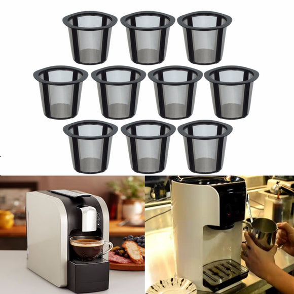 10Pcs Refillable Baskets My K-cup Replacement Reusable Coffee Filter For Keurig