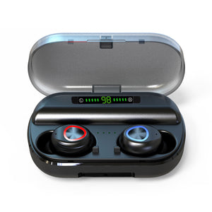 TWS Wireless Stereo Dual bluetooth 5.0 Sport Earphone Noise Reduction Multi-function Headphones with 3800mAh Charging Box