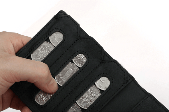 Men Genuine Leather Fashion Coin Bag Wallet