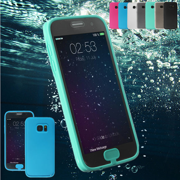 Waterproof Shockproof Touch Screen TPU Cover Case  for Samsung Galaxy S7