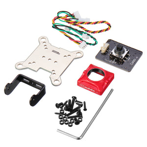 Caddx CM07 Camera Protective Case Set OSD Board Bracket AV Cable for Caddx Turtle V2 Black/Red