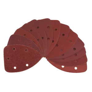 40pcs 60/80/120/240 Grit Sanding Sheets Sandpaper  Sanding Disc Pads Triangle Grinding Tool