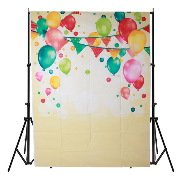 5x7FT Vinyl Colorful Balloon Photography Backdrop Background Studio Prop