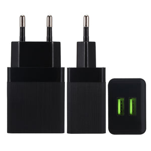 Bakeey 2.4A Dual USB Port Fast Charging EU Plug Adapter Charger For iPhone X XS Xiaomi Mi9 HUAWEI P30 Pocophone S9 S10 S10+