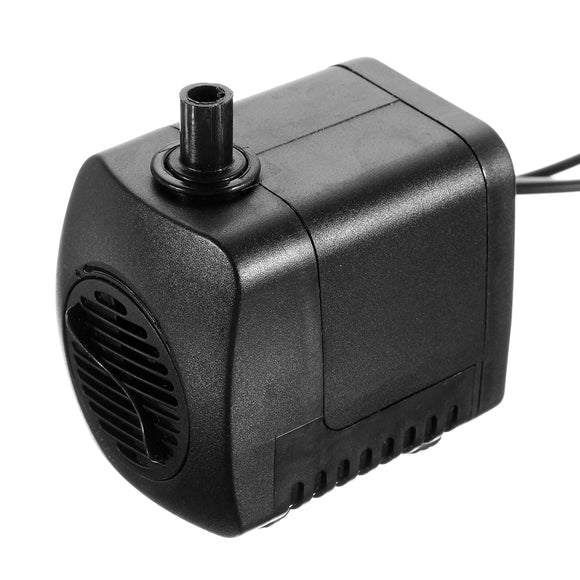 220V 800L/H Submersible Pump Aquarium Fountain Pool Water Pump 12 LED Light