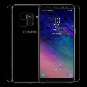 NILLKIN 0.33mm Anti-Explosion AGC Glass Front & Back Film for Samsung Galaxy A8 Plus (2018)