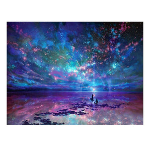 Night's Stars DIY 5D Diamond Painting Cross Stitch Embroidery Crafts Home Room Decorations