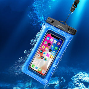 Baseus IPX8 Waterproof Airbag Floating Screen Touch Phone Bag for iPhone Xiaomi Huawei