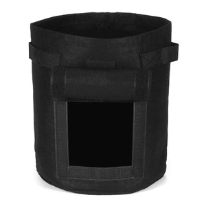 2Pcs 7 Gallon 25L Black Potato Planting Bag Pot Planter Vegetable Container Growing Garden