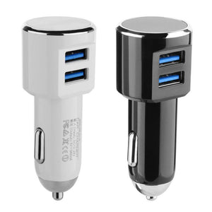 Bakeey 3.4A LED Mirror Dual USB Port Car Charger For iPhone X XR Xs Xiaomi MI9 MI8 HUAWEI P20