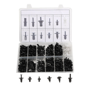 350pcs Plastic Car Repair Clip Rivets Screws Push Fastener Assortment Kit B31 C05 P15 P02 B99 PC216