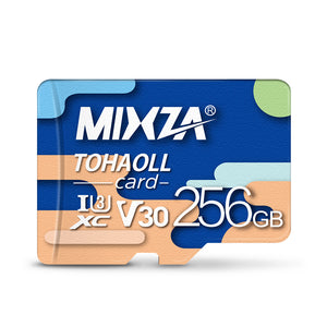 MIXZA 256G U3 Professional High Speed Memory Card for Mobile Phone DVR IP Sport Camera