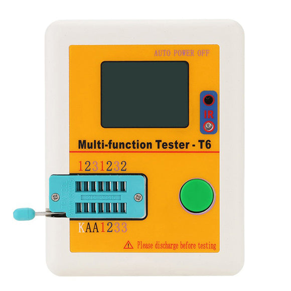 LCR-T6 Multifunctional Tester T6 Transistor Tester Diode Triode MOSFET NPN PNP Triac MOS Detector