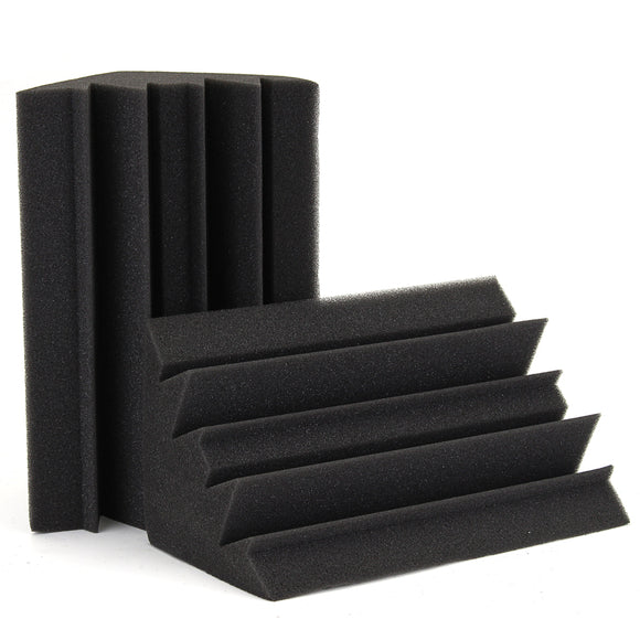 Studio Corner Soundproof Foam Acoustic Black Bass Trap Sound-absorbing Tile