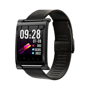 Bakeey K6 Full Steel Band 1.3 inch Smart Watch Blood Pressure Heart Rate Monitor Full Touch Watch