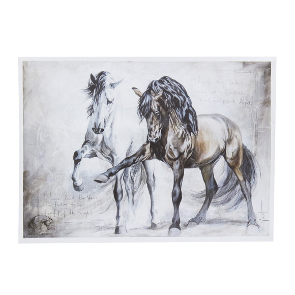 40x56cm Horse Canva-s Painting Pictures Wall Art Home Decorations Waterproof Unframed