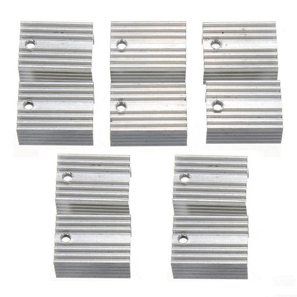 200pcs Aluminum Heat Sink Heat Sink For TO-220 L780xCV Three Terminal Positive Voltage Regulator