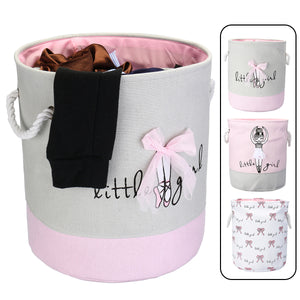 Foldable Kids Toy Clothes Storage Bag Printed Laundry Hamper Clothes Washing Baskets Laundry Basket