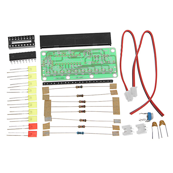 EQKIT LM3915 Level Indicator Kit DC9V-12V DIY Electronic Production Module Kit