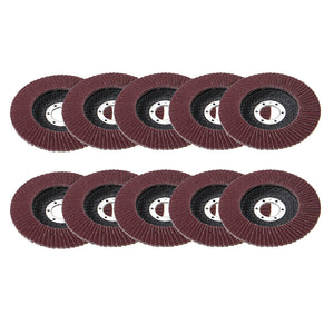 10pcs 115mm Sanding Flap Discs Metal Sanding Flap Discs Grinding Wheel for Angle Grinder