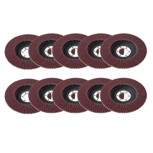 10pcs 115mm Sanding Flap Discs Metal Sanding Flap Discs Grinding Wheel for Angle Grinder