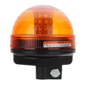 12V-24V LED Rotating Flashing Amber Beacon Tractor Warning Signal Light