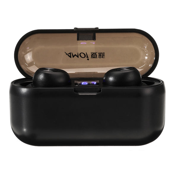 TWS Wireless bluetooth5.0 Earphone 3500mAh Smart Touch Dual LED Display 8D Hifi Sports Headphone With Charging Box