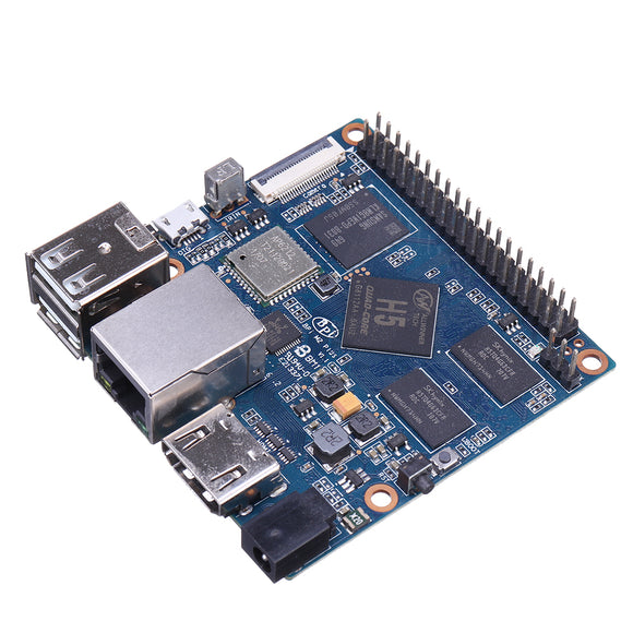 Banana PI BPI-M2+ H5 Quad-core 1.2GHz Cortex-A7 1GB DDR3 8GB eMMC With WIFI & bluetooth Onboard Single Board Computer Development Board Mini PC Learning Board