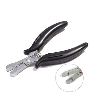 Multi-Function Pro Hair Extension Pliers Flat Straight Head Stainless Steel Tool