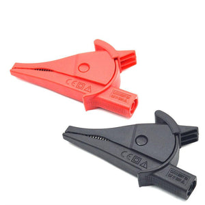 1 Pair Of C02A Through-Hole Alligator Clips for AC285 SureGrip Alligator Clip Multimeter Probe Battery Test