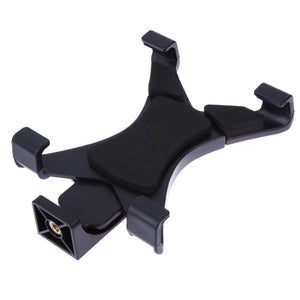 Universal Tablet Tripod Mount Holder Bracket Clip with 1/4 Thread Adapter for iPad Smartphone"