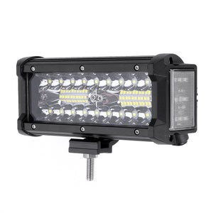 6.5Inch 112W LED Work Light Bar Side Shooter Flood Spot Combo Beam for Jeep Offroad ATV SUVt