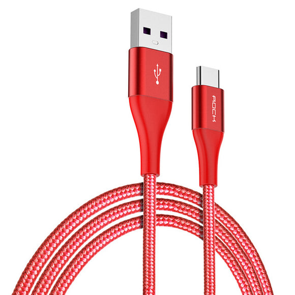 ROCK 5A Type C Magnet Fast Charging Data Cable For HUAWEI P30 XIAOMI MI9 Oneplus 7 S10 S10+