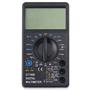 Professional WHDZ DT700B Digital Multimeter AC DC Voltmeter DC Current Resistance Diode Tester Tool