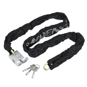 Metal Heavy Chain Lock Security Motorcycle Bike Scooter Safety Anti Theft Padlock