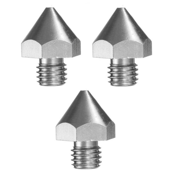 3Pcs 1.75mm Filament 0.5mm Nozzle MK8 3D Printer Extruder Nozzle