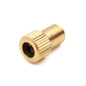 Solid Brass Valve Adapter Converter Presta to Schrader Bike Pump Tube