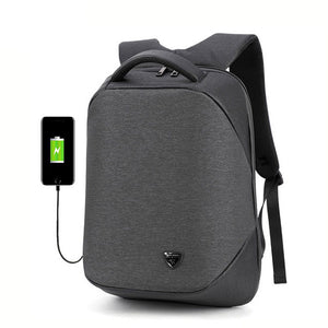 ARCTIC HUNTER B00193 22L Anti-theft 15.6 Laptop Backpack Waterproof Business Travel USB Rucksack