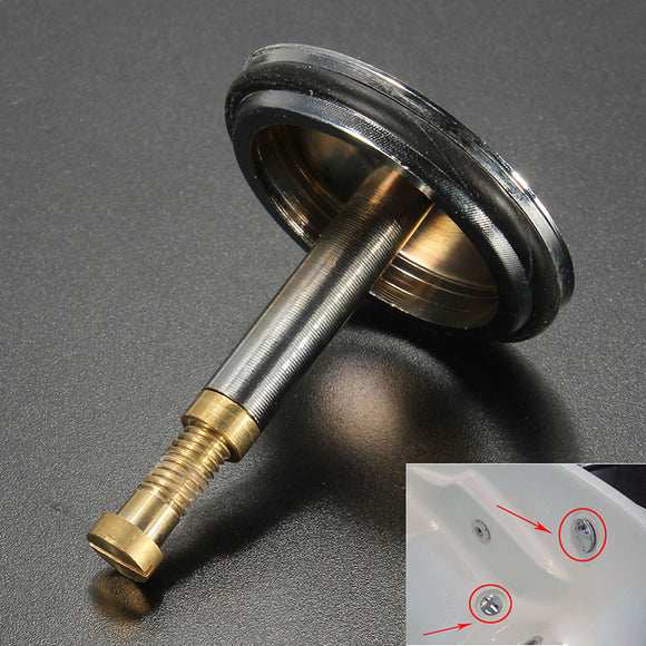 44mm Bathtub Chock Plug  Adjustable Replacement Pop Up Basin Sink Component