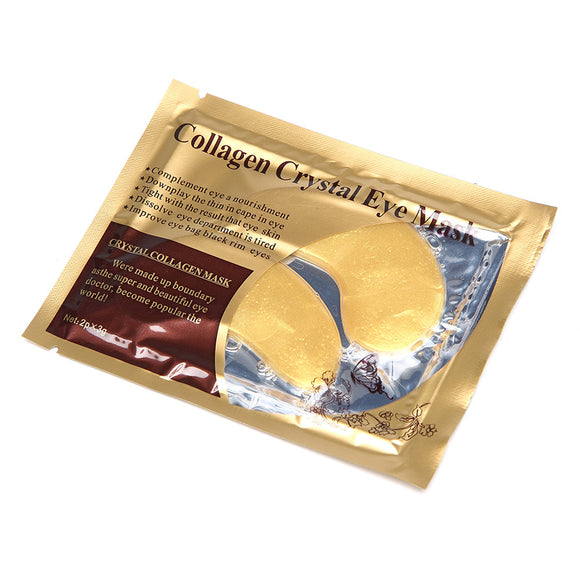 40 Pcs 24K Gold Crystal Collagen Eye Mask Dark Circle Eye Bags Patches