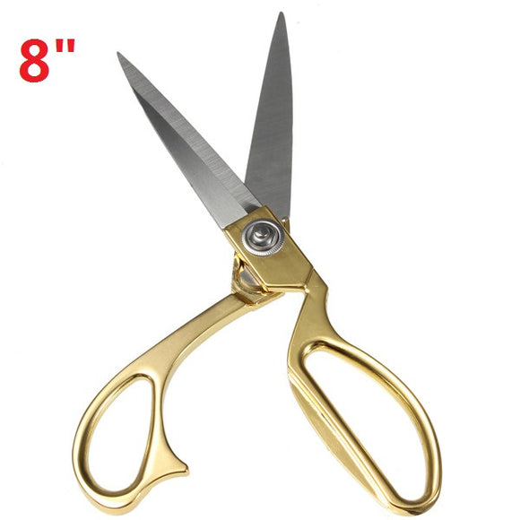 8inch Tailoring Scissors Stainless Steel Dressmaking Shears Fabric Craft Cutting Ceauration