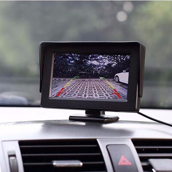 4.3inch LCD Car Rear View Monitor Screen Reverse Camera Kit DVD VCR