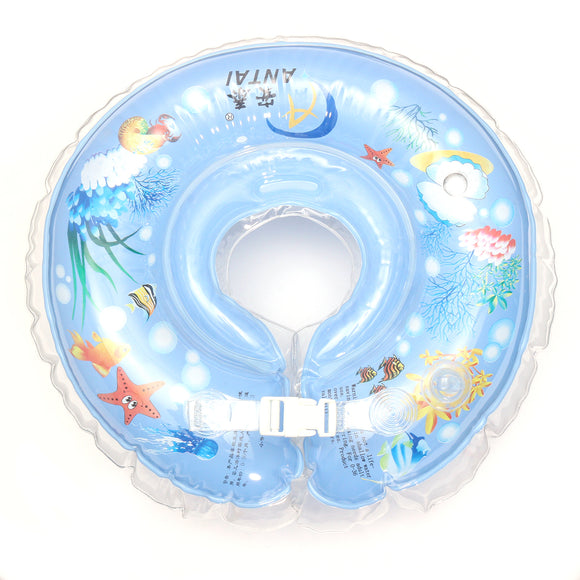 IPRee Safety Infant Kid Inflatable Swimming Neck Float Ring PVC Bath Swim Pool Beach