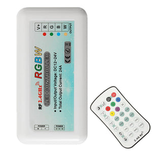 DC12-24V 2.4G 28 Keys Wireless RF Remote LED Controller for RGB RGBW Strip Light