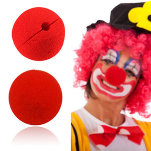 Cute Clown Nose Red Sponge Nose Sponge Ball Red Clown Magic Nose for Halloween Party Decorations