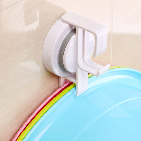 Traceless Suction Cups Bath Rack Tray Wash Basin Hook Face Frame Tray Clamp