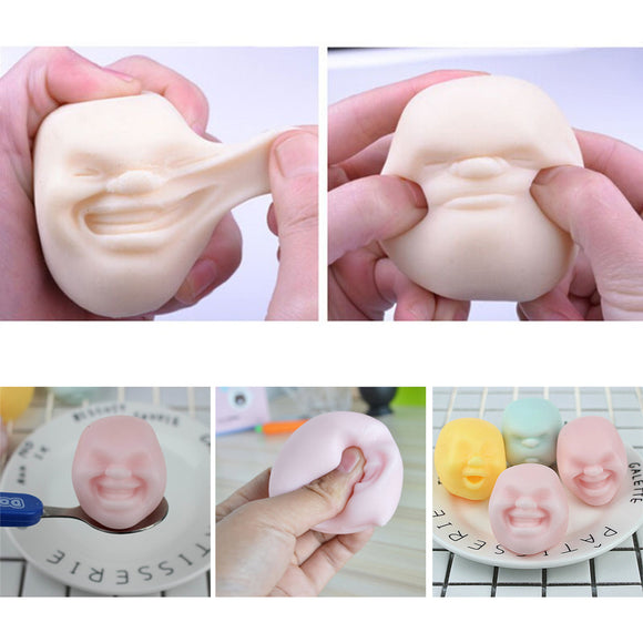Human Face Emotion Vent Ball Resin Relax Toys Anti Stress Novelty Gift For Kids Children Party Props