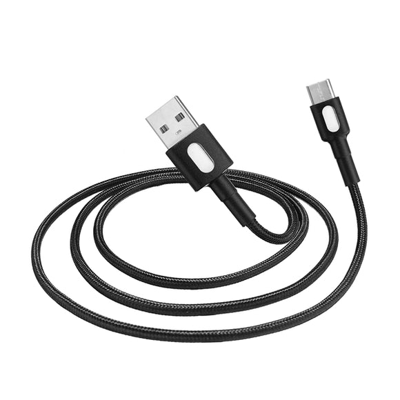 Bakeey 4A Magnet Adsorption Nylon Braided Type C Fast Charging Data Cable 1M For Oneplus Huawei