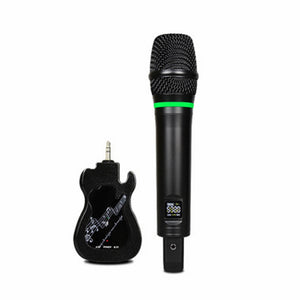 BAOBAOMI GT100/GT-200 UHF USB 3.5mm 6.35mm Wireless Microphone Megaphone Handheld Mic with Receiver for Karaoke Speech